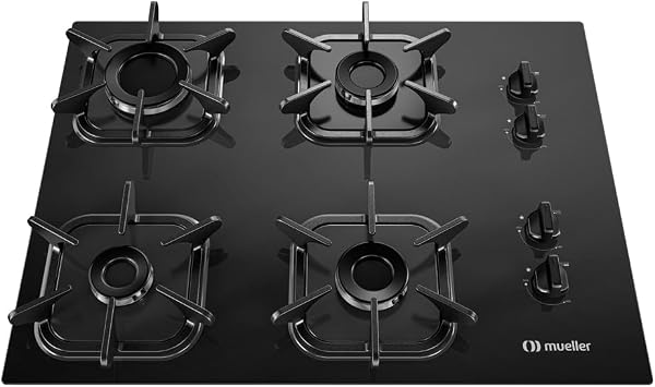 Cooktop 4 Bocas Mueller a Gás