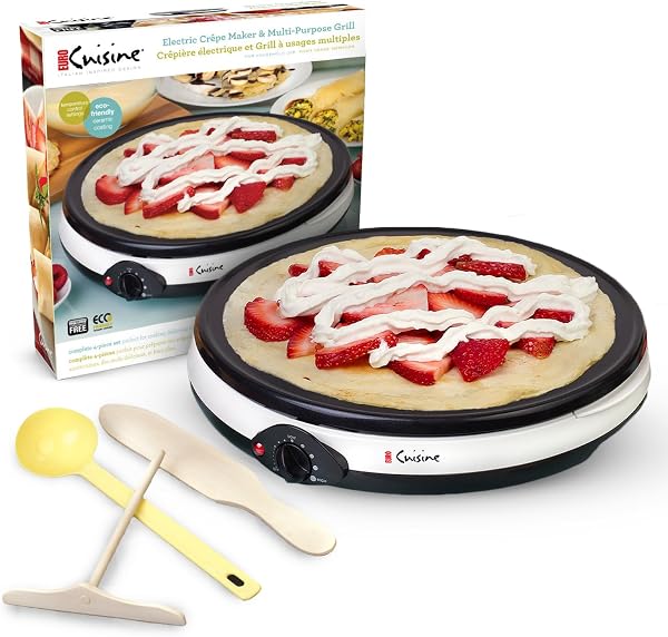 Máquina de Crepe Euro Cuisine