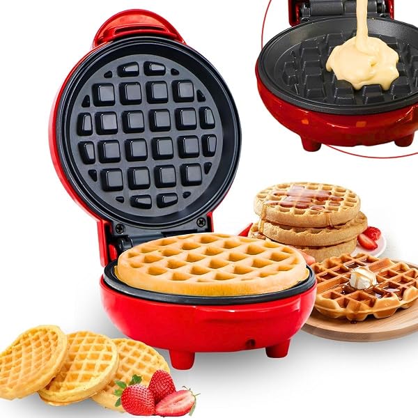 Máquina de Waffle Elétrica